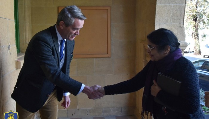 Visit by the High Commissioner of India